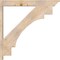 Ekena Millwork Merced Smooth Traditional Outlooker, Douglas Fir, 5 1/2"W x 36"D x 36"H OUT06X36X36MRC01SDF - alternate 3